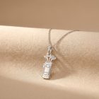 AG124485 - Ezüst golfbag medál