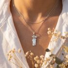 AG124485 - Ezüst golfbag medál