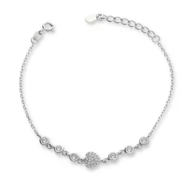 AG124942 - Ezüst női karlánc Hossza: 16 - 19 cm