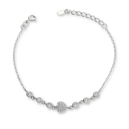 AG124942 - Ezüst női karlánc Hossza: 16 - 19 cm