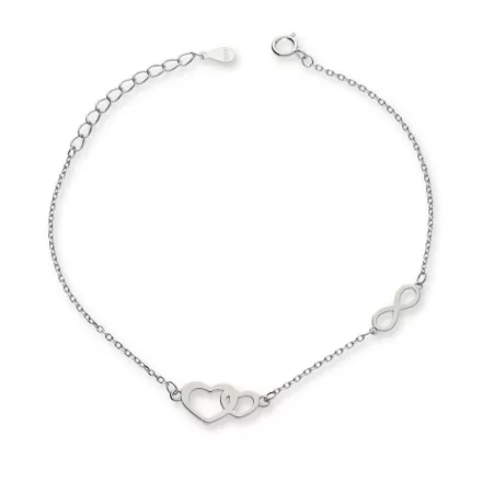 AG124947 - Ezüst női karlánc Hossza: 16 - 19 cm