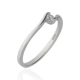 AG125050 - Ezüst női gyűrű Méret: 50