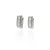 AG125196 - Ezüst francia záras női fülbevaló pár