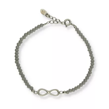 AG125384 - 925-ös Zsinóros ezüst karkötő Méret: 16 - 19 cm