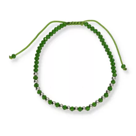 AG125391 - 925-ös Zsinóros ezüst karkötő Méret: 16 - 19 cm