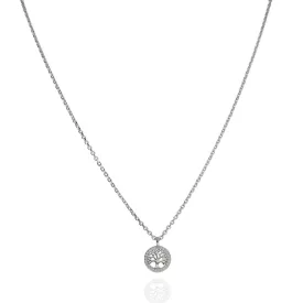   AG125536 - 925-ös ezüst nyaklánc medállal Méret: 42 - 45 cm