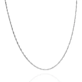 AG125547 - 925-ös Singapuri ezüst nyaklánc Méret: 40 cm