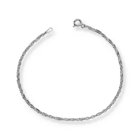 AG125583 - 925-ös Singapuri ezüst karlánc Méret: 18 cm
