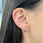 AU-FU-F-12-20 - 14 karátos arany unisex fülbevaló 1 db - Ø12,00 mm