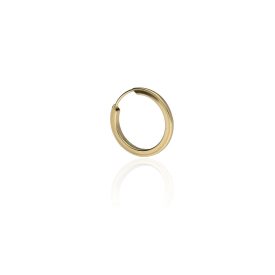   1 db Ø 15 MM 14 karátos arany unisex karika fülbevaló 1 db - AU-FU-S-15-40