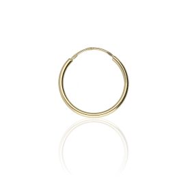   AU-FU-S-17-30 - 14 karátos arany unisex fülbevaló 1 db - Ø17,00 mm