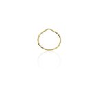 AU-FU-S-18-30 - 1 db 18 mm-es 14 karátos arany unisex karika fülbevaló