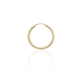   AU-FU-S-18-30 - 1 db 18 mm-es 14 karátos arany unisex karika fülbevaló