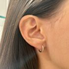 AU-FU2-S-12-20 - 14 karátos arany unisex fülbevaló  1 db - Ø12,00 mm