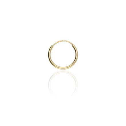 AU-FU2-S-13-20 - 14 karátos arany unisex fülbevaló 1 db - Ø13,00 mm