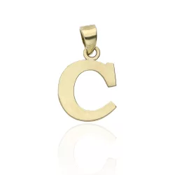 14 K arany C Betű medál - AU-XS2-C-40