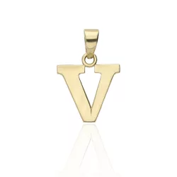 14 K arany V Betű medál - AU-XS2-V-60