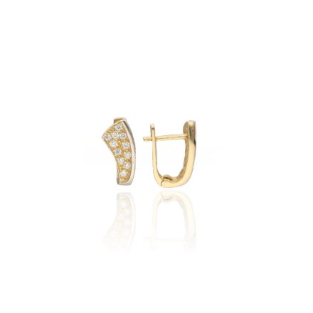 AU51905 - 14 karátos arany női fülbevaló Francia patentzárral