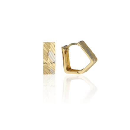 AU54802 - 14 karátos arany női fülbevaló Francia patentzárral