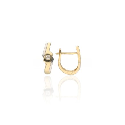 AU55561 - 14 karátos arany női fülbevaló Francia patentzárral