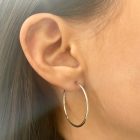 AU68061 - 14 karátos arany női karika fülbevaló