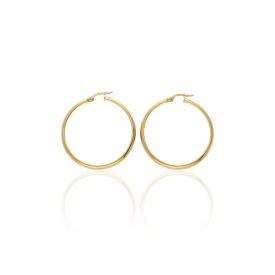 AU70013 - 14 karátos arany női karika fülbevaló