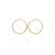 AU70013 - 14 karátos arany női karika fülbevaló