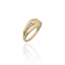 AU74309 - 14 karátos női arany gyűrű Méret: 53