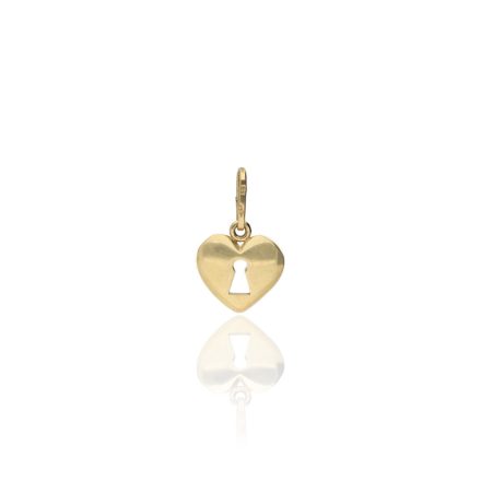 AU74925 - 14 karátos arany szív medál
