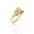 14 karátos férfi sárga arany pecsétgyűrű AU76072