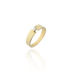 AU76438 - 14 karátos női arany gyűrű Méret: 55