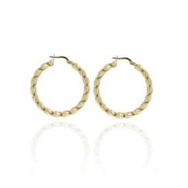 AU77368 - 14 karátos arany női karika fülbevaló