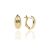 AU78424 - 14 karátos arany női fülbevaló Francia patentzárral