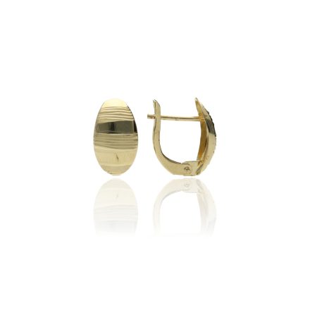 AU78427 - 14 karátos arany női fülbevaló Francia patentzárral