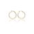 AU78897 - 14 karátos arany női karika fülbevaló