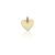 AU79520 - 14 karátos arany szív medál