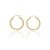 AU80144 - 14 karátos arany női karika fülbevaló