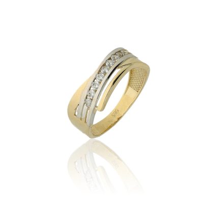 AU80207 - 14 karátos arany gyűrű Méret: 60