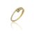 AU80211 - 14 karátos arany gyűrű Méret: 53