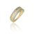 AU80213 - 14 karátos arany gyűrű Méret: 61