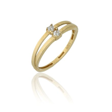 AU80217 - 14 karátos arany gyűrű Méret: 48