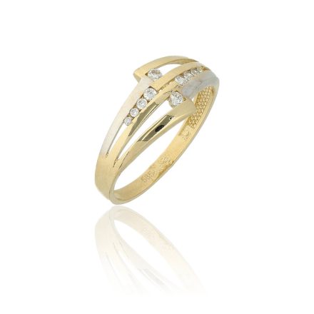AU80223 - 14 karátos arany gyűrű Méret: 63