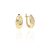 AU80483 - 14 karátos arany női fülbevaló Francia patentzárral