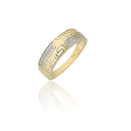 AU80552 - 14 karátos arany gyűrű Méret: 61