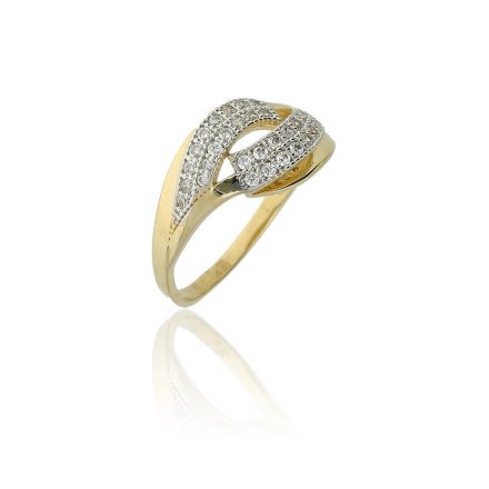 AU80556 - 14 karátos arany gyűrű Méret: 55