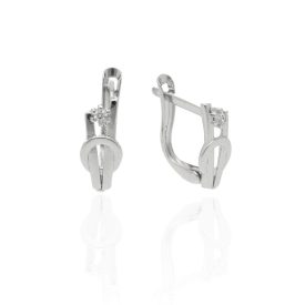   AU80683 - 14 karátos arany női fülbevaló Francia patentzárral