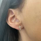 AU80689 - 14 karátos arany női beszúrós fülbevaló