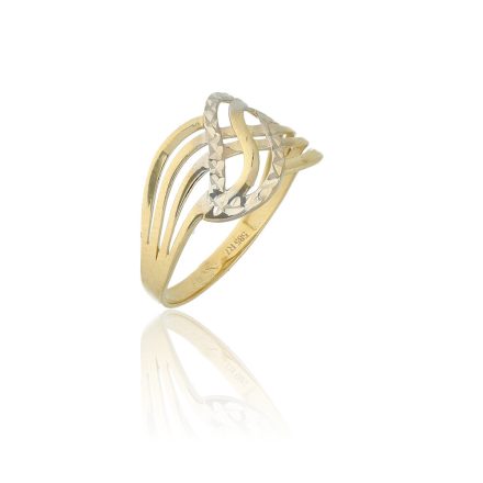 AU80767 - 14 karátos arany gyűrű Méret: 60