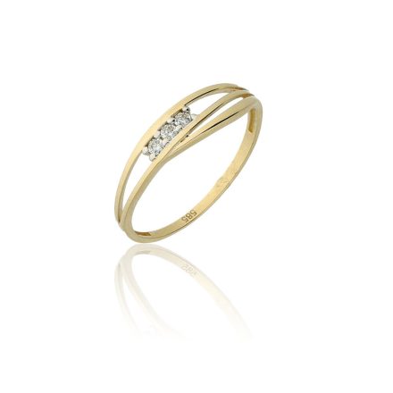AU80777 - 14 karátos arany gyűrű Méret: 65