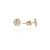 AU80908 - 14 karátos arany női beszúrós fülbevaló
